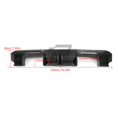 SQ Style Carbon Fiber Rear Diffuser Set V1 - BMW M3 G80 G81