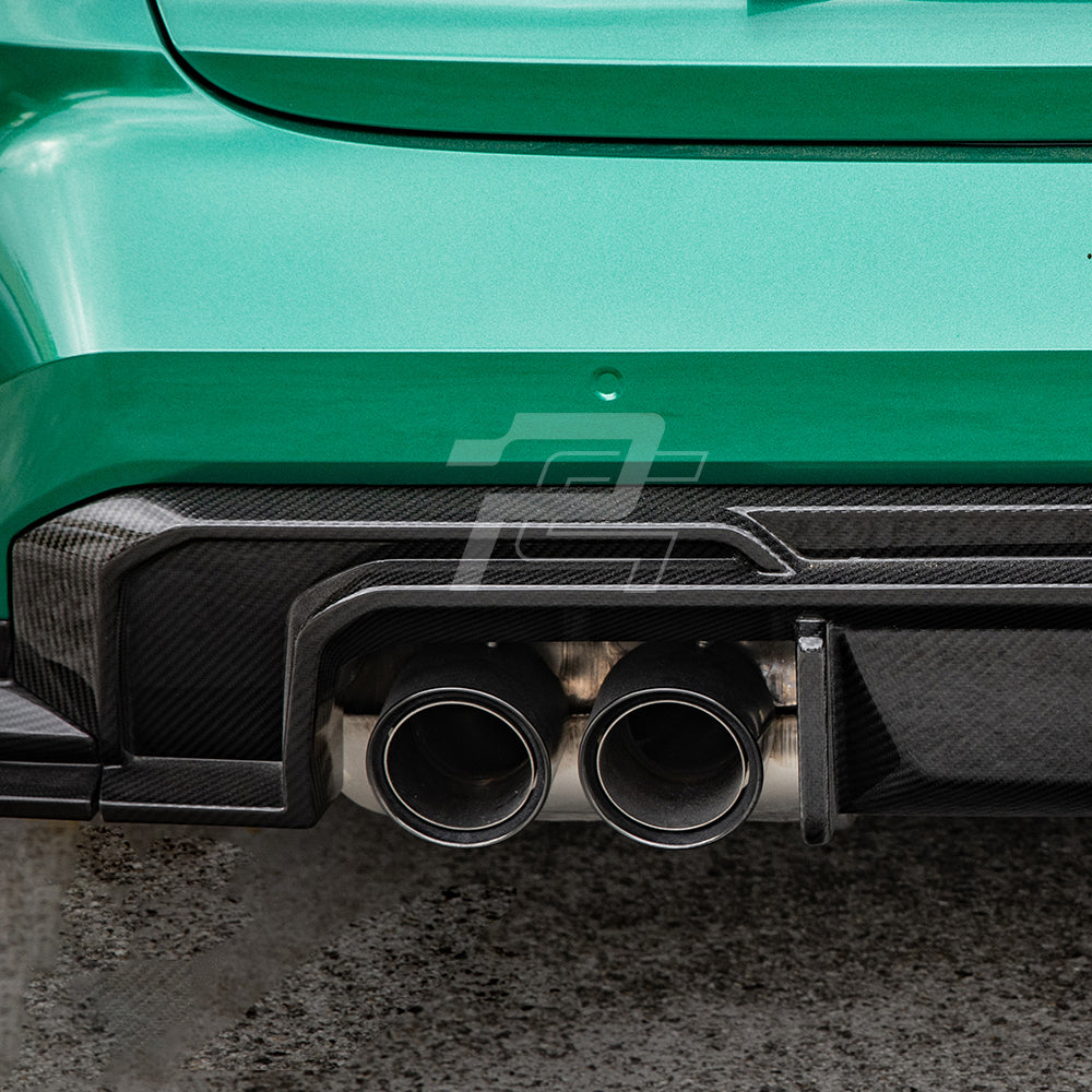 SQ Style Carbon Fiber Rear Diffuser Set V1 - BMW M3 G80 G81