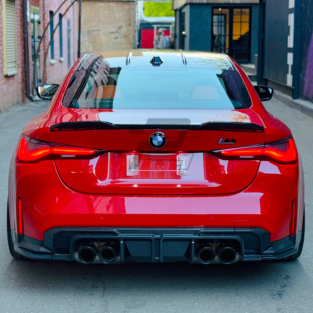 SQ Style Carbon Fiber Rear Diffuser Set V1 - BMW M4 G82 G83