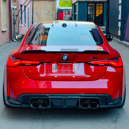 SQ Style Carbon Fiber Rear Diffuser Set V1 - BMW M4 G82 G83