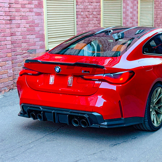 SQ Style Carbon Fiber Rear Diffuser Set V1 - BMW M4 G82 G83