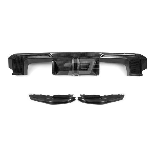 SQ Style Carbon Fiber Rear Diffuser Set V1 - BMW M4 G82 G83