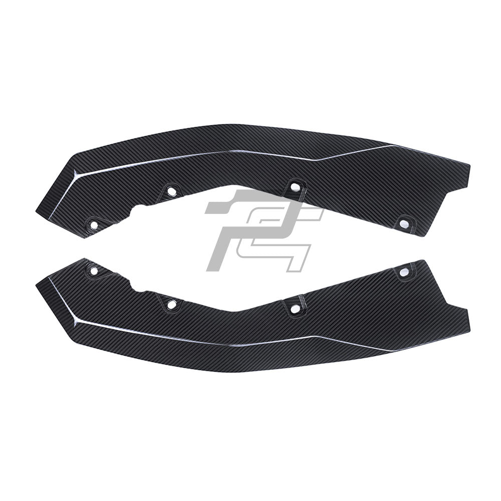 SQ Style Carbon Fiber Rear Diffuser Set With Brake Light V2 - BMW M3 G80 G81