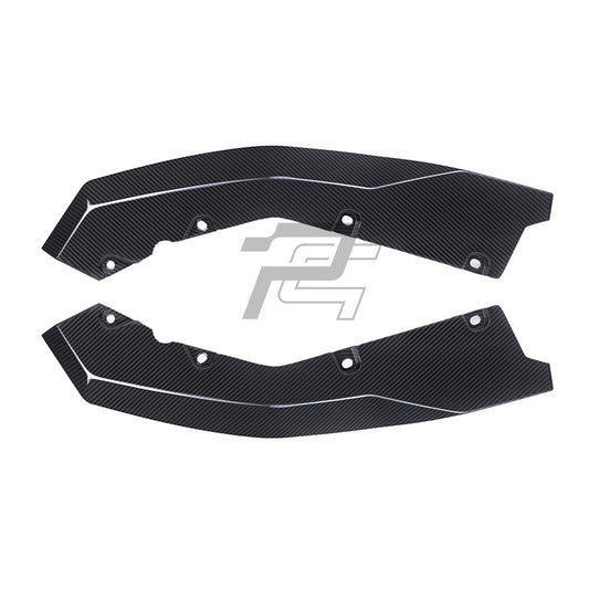 SQ Style Carbon Fiber Rear Diffuser Set With Brake Light V2 - BMW M3 G80 G81