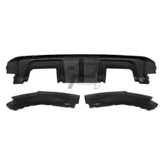 SQ Style Carbon Fiber Rear Diffuser Set With Brake Light V2 - BMW M4 G82 G83