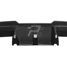 SQ Style Carbon Fiber Rear Diffuser Set With Brake Light V2 - BMW M4 G82 G83