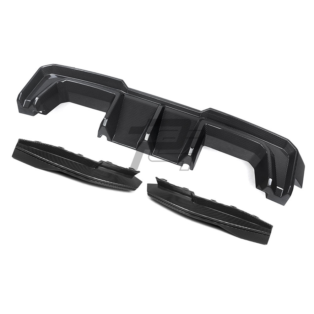 SQ Style Carbon Fiber Rear Diffuser Set V2 - BMW M4 G82 G83