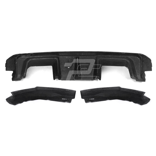 SQ Style Carbon Fiber Rear Diffuser Set V2 - BMW M4 G82 G83