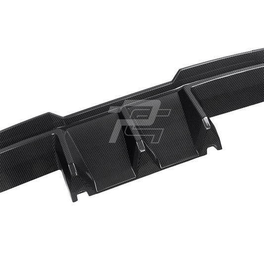 SQ Style Carbon Fiber Rear Diffuser Set V2 - BMW M4 G82 G83