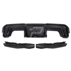 SQ Style Carbon Fiber Rear Diffuser Set V2 - BMW M3 G80 G81