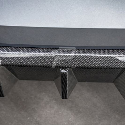SQ Style Carbon Fiber Rear Diffuser Set V2 - BMW M3 G80 G81