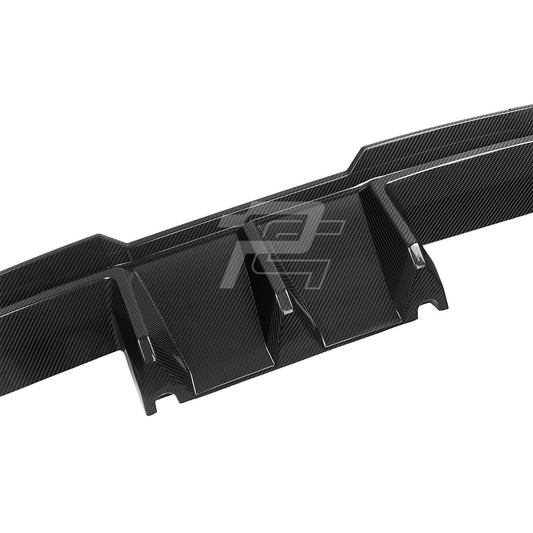 SQ Style Carbon Fiber Rear Diffuser Set V2 - BMW M3 G80 G81