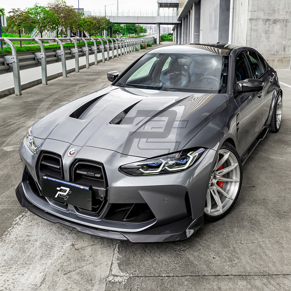 SQ Style Carbon Fiber Front Lip V2 - BMW M3 G80/G81 & M4 G82/G83