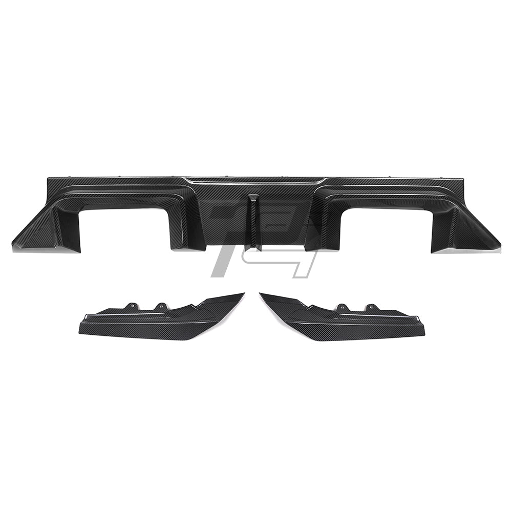 SQ Style Carbon Fiber Rear Diffuser V2 - BMW M2 G87