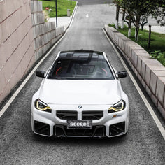 SQ Style Carbon Fiber Front Grill V2 - BMW M2 G87