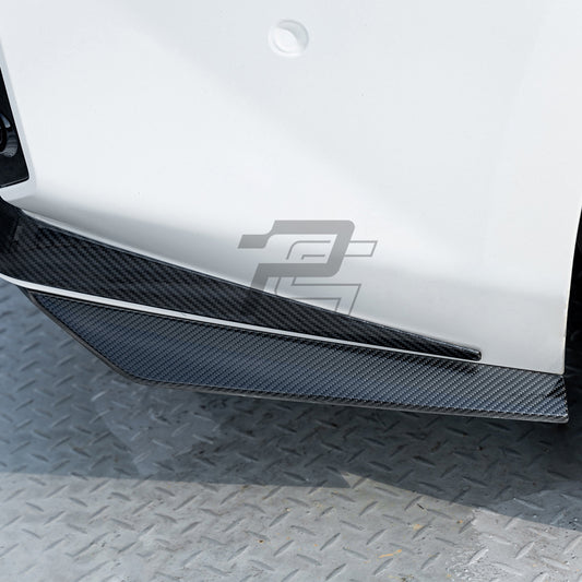 SQ Style Carbon Fiber Rear Diffuser With Brake Light V3 - BMW M2 G87