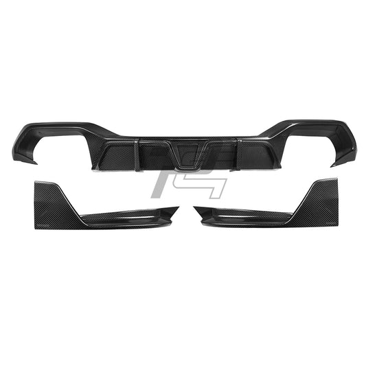 SQ Style Carbon Fiber Rear Diffuser - BMW X4 G02 LCI