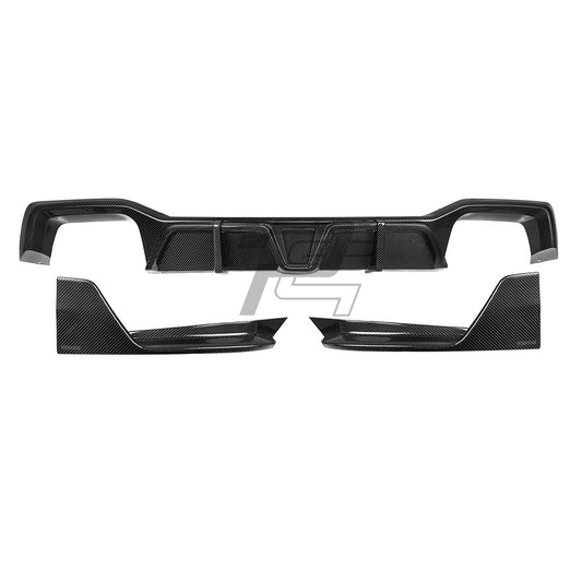 SQ Style Carbon Fiber Rear Diffuser - BMW X4M F98 LCI