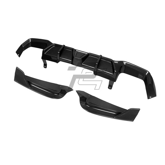 SQ Style Carbon Fiber Rear Diffuser - BMW X4M F98 LCI