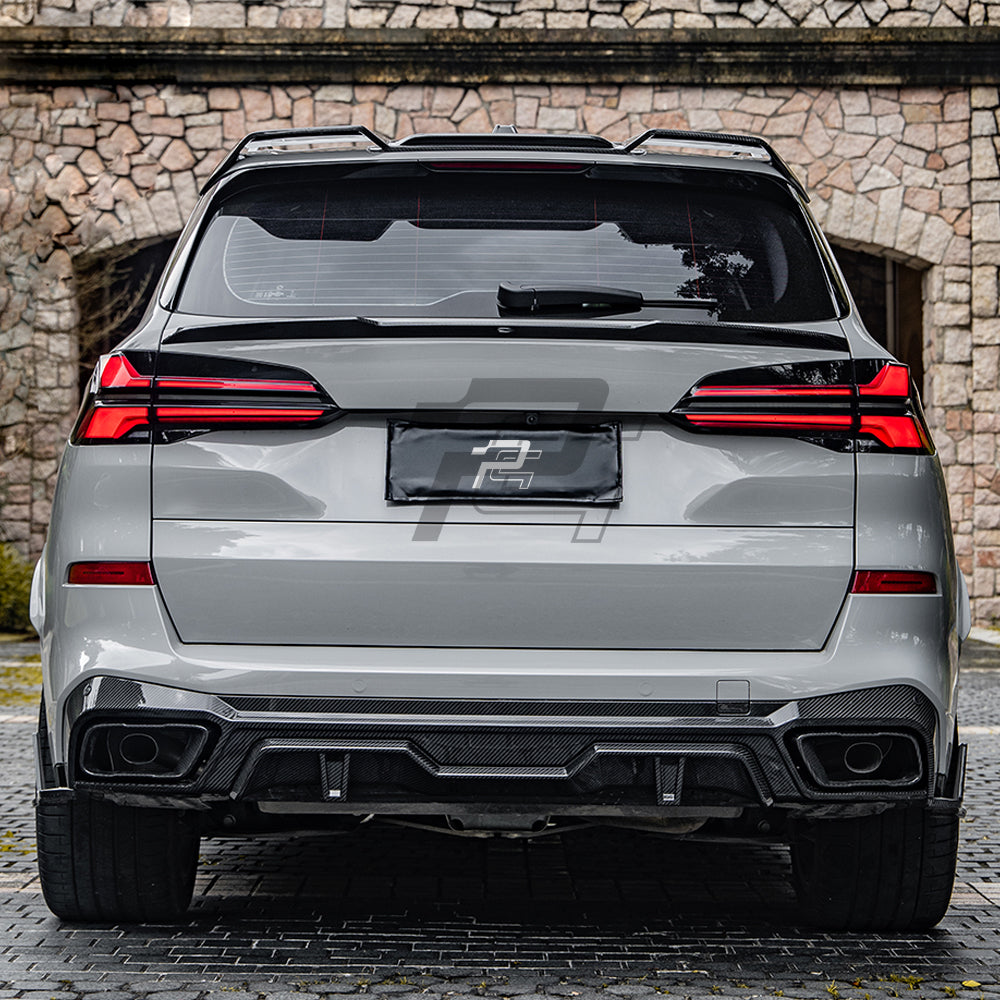 SQ Style Carbon Fiber Rear Diffuser - BMW X5 G05