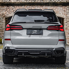 SQ Style Carbon Fiber Rear Diffuser - BMW X5 G05