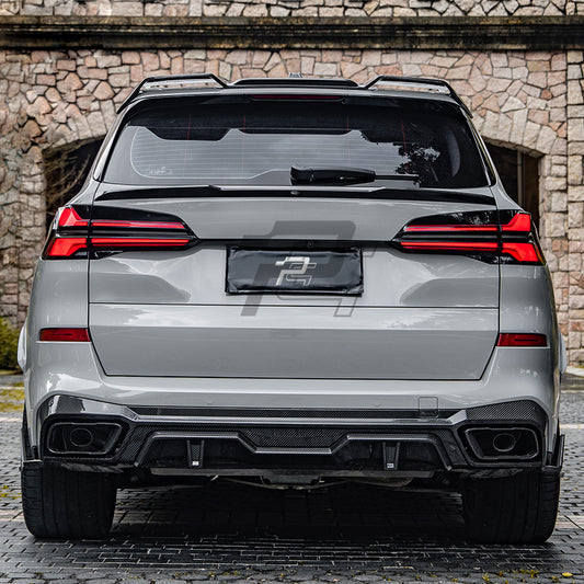 SQ Style Carbon Fiber Rear Diffuser - BMW X5 G05