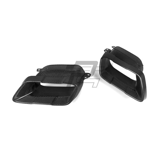 SQ Style Carbon Fiber Exhaust Tips - BMW X5 G05