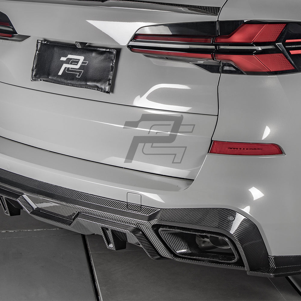 SQ Style Carbon Fiber Exhaust Tips - BMW X5 G05