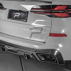 SQ Style Carbon Fiber Exhaust Tips - BMW X5 G05