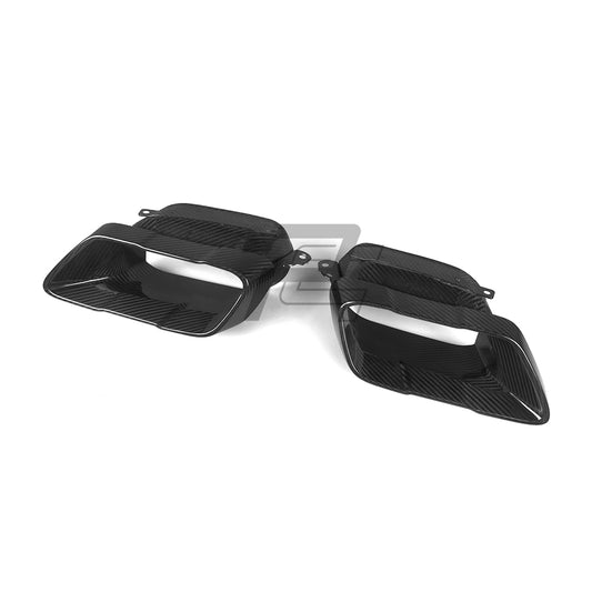 SQ Style Carbon Fiber Exhaust Tips - BMW X5 G05
