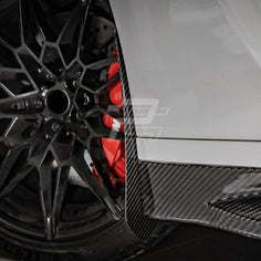 SQ Style Carbon Fiber Front Mud Flaps - BMW M3 G80