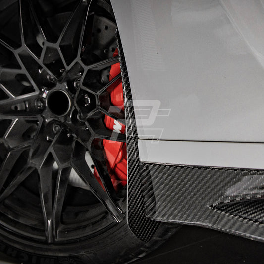 SQ Style Carbon Fiber Front Mud Flaps - BMW M3 G80