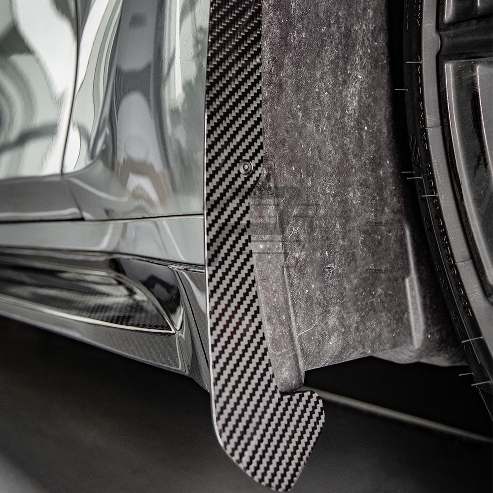 SQ Style Carbon Fiber Front Mud Flaps - BMW M3 G80