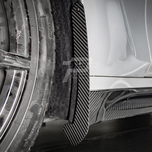 SQ Style Carbon Fiber Front Mud Flaps - BMW M3 G80