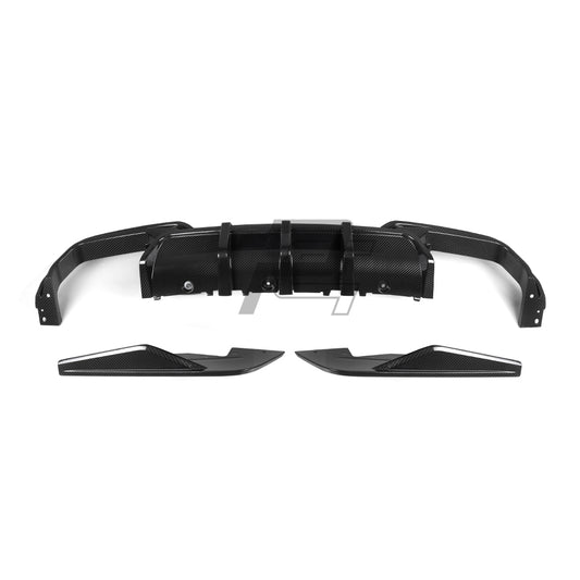 SQ Style Carbon Fiber Diffuser - BMW M8 F91 & F92