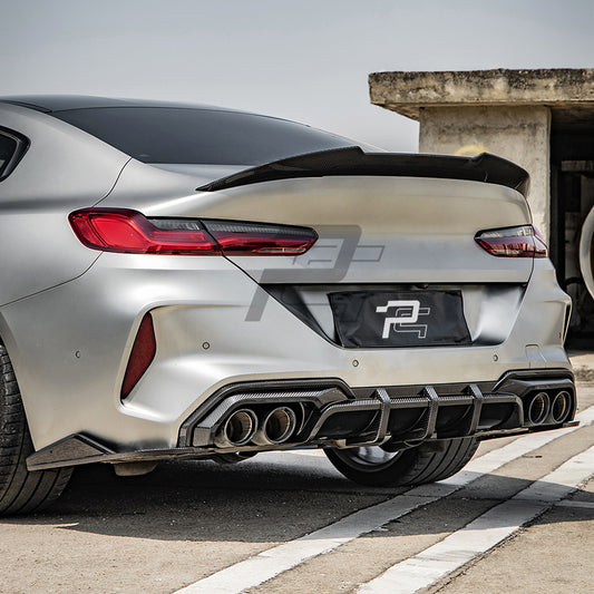 SQ Style Carbon Fiber Diffuser - BMW M8 F91 & F92