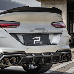 SQ Style Carbon Fiber Diffuser - BMW M8 F91 & F92