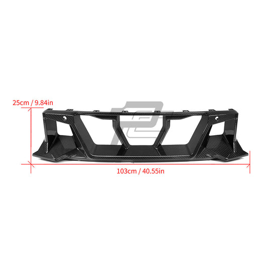 SQ Style Carbon Fiber Front Bumper Center Trim - BMW M2 G87