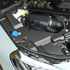Dry Carbon Fiber Engine Headlight Cover Panel Trims - BMW M2 G87