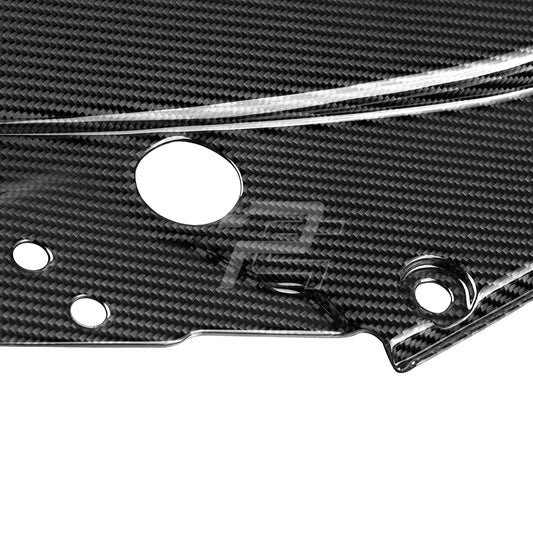 Dry Carbon Fiber Engine Headlight Cover Panel Trims - BMW M2 G87