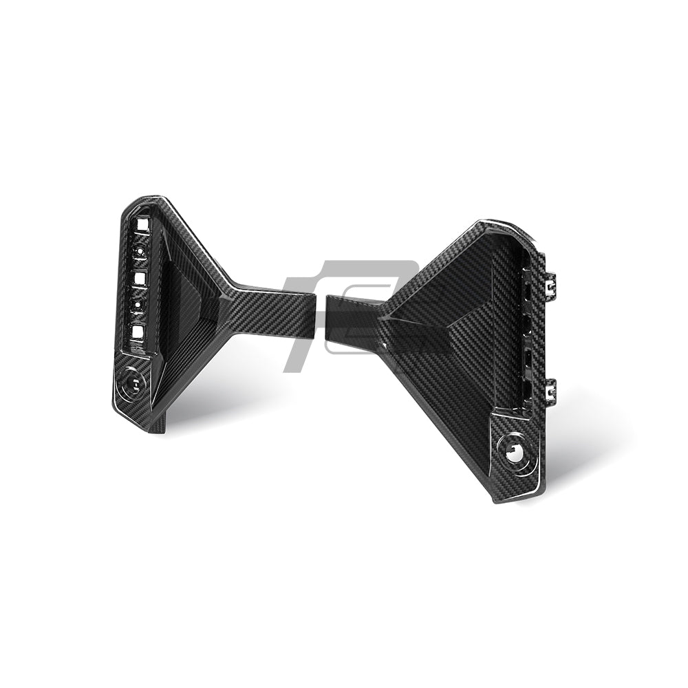 SQ Style Carbon Fiber Rear Bumper Trim Attachments - BMW M2 G87