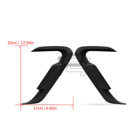 SQ Style Carbon Fiber Side Fender Trim - BMW X3 G01 LCI & X4 G02 LCI