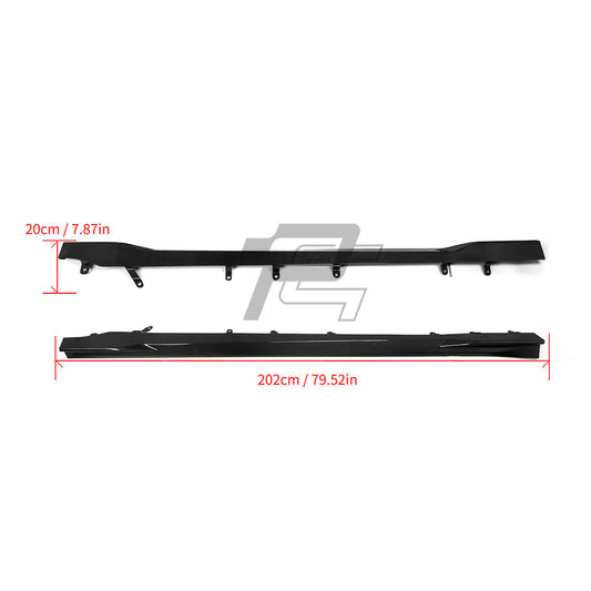 SQ Style Carbon Fiber Side Skirt - BMW M2 G87