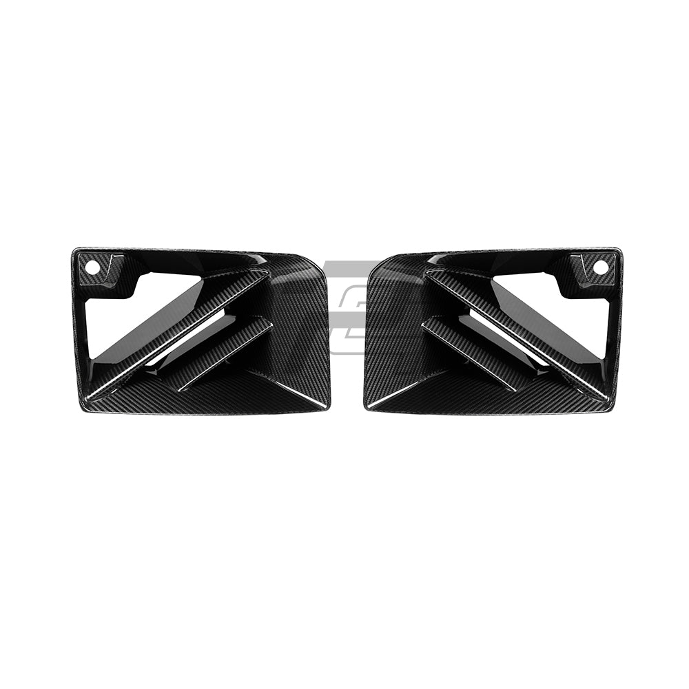 SQ Style Dry Carbon Fiber Air Inlet Ducts - BMW M2 G87