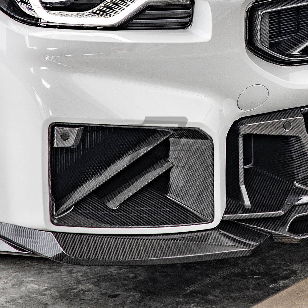 SQ Style Dry Carbon Fiber Air Inlet Ducts - BMW M2 G87