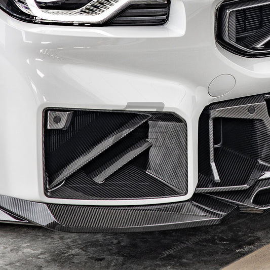 SQ Style Dry Carbon Fiber Air Inlet Ducts - BMW M2 G87