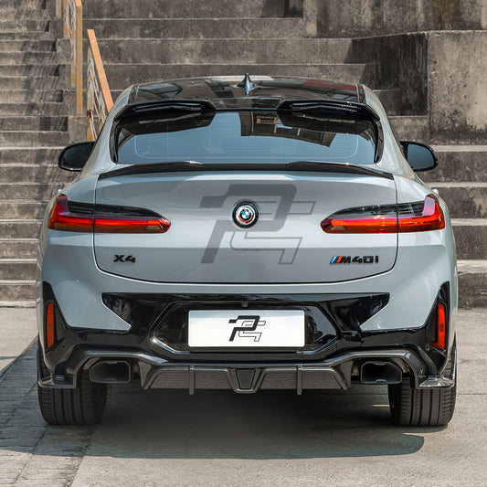 SQ Style Carbon Fiber Rear Diffuser - BMW X4 G02 LCI
