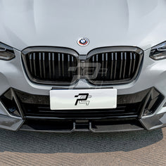 SQ Style Carbon Fiber Front Lip V2 - BMW X3 G01 LCi & X4 G02 LCI