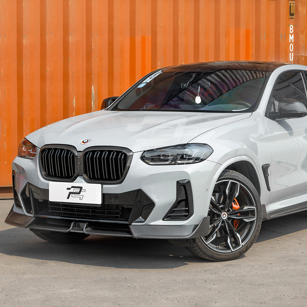SQ Style Carbon Fiber Front Lip V2 - BMW X3 G01 LCi & X4 G02 LCI