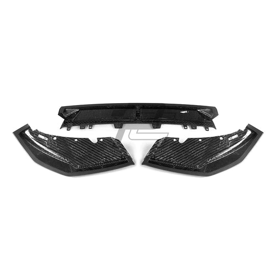SQ Style Carbon Fiber Front Lip V2 - BMW X3M F97 LCI & X4M F98 LCI